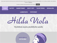 Tablet Screenshot of hildaviola.com